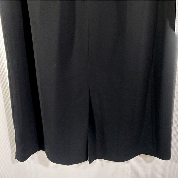 NWT! MAGGIE BARNES! LUXE BLACK DRAPEY, FLOWING MICROFIBER SKIRT! SZ 18W - Picture 7 of 11